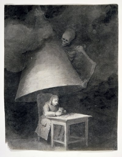Miser Being Snuffed Out by George Dance